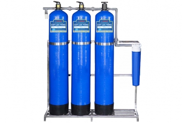 Lọc nước đầu nguồn 3 cột Composite van cơ – Shikawa