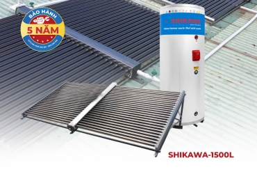 Hệ Nước Nóng Năng Lượng Mặt Trời Công Nghiệp SHIKAWA-1500L